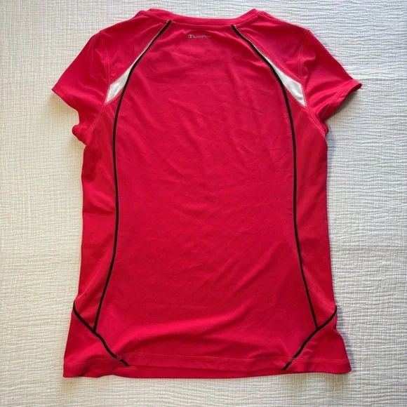 Champion Women's Red Short Sleeve Tee - Picture 2 of 5